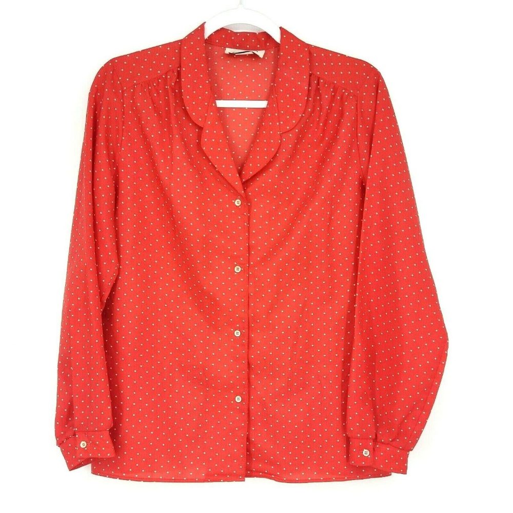 Vintage Country Suburbans Size 12 Button Front Top